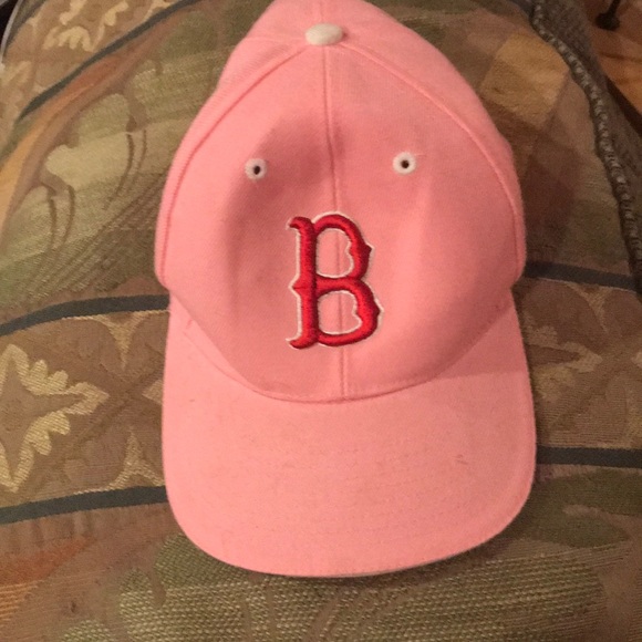 pink red sox hat
